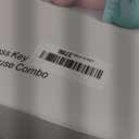 MPTOG Colorful Wireless Computer Keyboard and Mouse Combo with Round Typewriter Keycaps, Retro Design, Power Switch, Ergonomic Design, 2.4GHz Wireless for Windows, Mac, PC (Blue-Colorful)