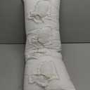 Mud Pie Long Spring Bunny Pillow; Long 11" x 32"