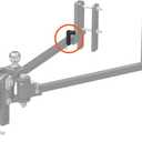 CURT 17514 TruTrack Weight Distribution Hitch Heavy Duty Replacement L-Pin and Clip Kit, Fits CURT 17355 TruTrack 2P and Support Brackets 17517 17518 17519, Includes 2 Pins 2 Clips