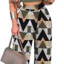 2 Piece Outfits for Women Short Sleeve Crop Top High Waist Wide Leg Long Pant Sets Tracksuit Sport Set (3X-Large, 9408-green)
