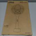 YISSVIC Electric Fly Swatter 4000V Bug Zapper Racket Dual Modes Mosquito Killer with Purple Mosquito Light Rechargeable for Indoor Home Office Backyard Patio Camping (Black-1 Pack)