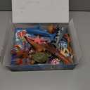 12Pack Ocean Animal Toy for Kid with Sound Book(On/Off), Gift Box, Realistic Sea Creature Figure, Educational Plastic Under the Sea life for Toddler, Birthday Party Favor, Water Table Toy for Boy Girl