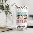 Leopard Print 20oz Stainless Steel Tumbler - Insulated, BPA-Free, Vacuum Sealed for Teacher or Any Occasion