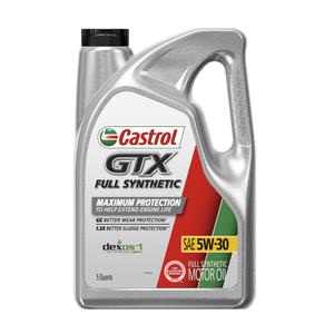 Castrol GTX Full Synthetic 5W-30 Motor Oil, 5 Quarts