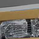 Laiensia Double Rods Garment Rack with Wheels, Clothing Rack for Hanging Clothes,4 Hooks, Multi-functional Bedroom Clothes Rack, Black