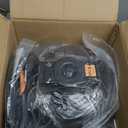 8 Inch Shutter Exhaust Fan, 760 CFM High-Speed Wall Mounted Exhaust Fan, 40dB Quiet Cooling Ventilation Attic Fan for Shed, Garage, Greenhouse, Basement, Chicken Coop, Generator Room, Black