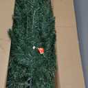 5FT Pre-lit Pencil Christmas Tree Spruce with Remote Control, 200 Warm White Multi-Color Lights, Artificial Hinged/Slim/Skinny/Feel Real/Realistic for Home, Holiday Decoration Dual Color LED 5 Feet (Green)