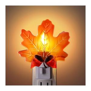 Meonum Thanksgiving Leaf Night Lamp Bedroom Bathroom Kitchen Hallway