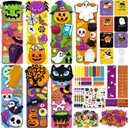 40 Sets Halloween Crafts for Kids DIY Bookmarks Kits Ages 4-8 Classroom Activities
