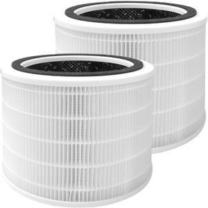 Core 200S HEPA Filter Replacement, Compatible with LEVOIT Core 200S Core 200S-P Smart WiFi Air Purifier, Fit for Levoit Core 200s Replacement Filter, 3-in-1 High-Efficiency Activated Carbon, 2 Pack