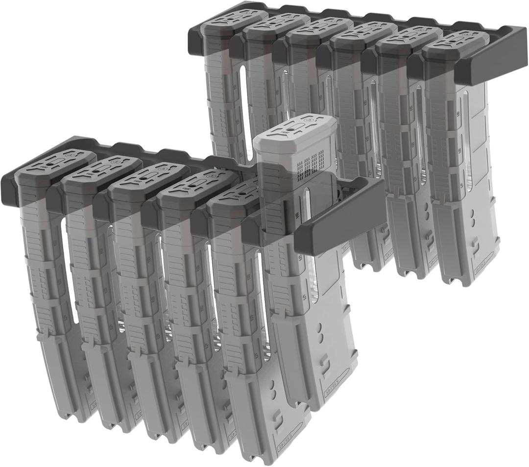 PMAG Wall Mount,AR Mag Holder, Mag Storage Rack for Amend 2, Hexmags, MFTmags,Magazine Display for PMAG 30 Round 5.56 223