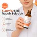 2 x modelones Toenail Fungus Treatment Extra Strength 7days Nail Fungus Treatment for Toenail and Fingernail With Brushes Head Nail Repair for Damaged Nails Antifungal Nail Polish 30ML 1Fl Oz