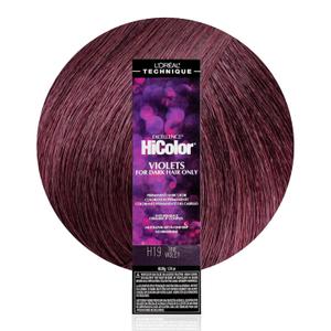 L'Oral Technique HiColor Violet & Blacks Permanent Hair Color - Anti-Breakage Ceramide R Complex, Multi-Lift with No Brassiness, For Dark Bases, Long Lasting Color