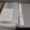 HOMEFORT 5-Tier Shoe Rack, Storage Shelf, Industrial Tower, Narrow Organizer for Closet Entryway, Small Table With Durable Metal Shelves, White Oak (5-Tier (11.8"D x 23.23"W x 32.68"H))