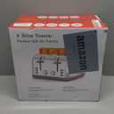 Toaster 4 Slice Retro Stainless Steel,Best Prime 4 Slice Toaster Wide Solt with 7 Shade Settings, Perfect for Waffles, Bagels and More Lainsten T-527