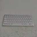 OMOTON Bluetooth Keyboard Compatible with Mac, Compact Wireless Keyboard Compatible with MacBook Pro/Air, iMac, Mac mini/Pro Laptop and PC (Silver)