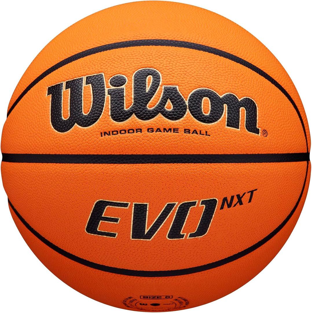 WILSON NCAA Evo NXT Indoor Game Basketball - Size 7-29.5"