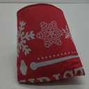 Merry Christmas Red Snowflakes Doormat 36x24 Inch, Xmas Front Door Welcome Mats, Outdoor Christmas Door mat, Non-Slip Indoor Entrance Christmas Floor Mats, Holiday Winter Door Mat for Home Decoration.