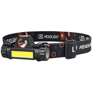 Top River Rechargeable LED Headlamp - Outdoor Camping Head Lamps with Adjustable Headband - Powered Bright Flashlight (1)