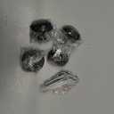 Artinhand 4 Pack Black and White Mandala Flower Kitchen Cabinet Knobs Round Drawer Pulls Dresser Cupboard Door Handles (1.37"L x 1.1"W)