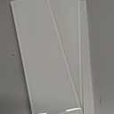 Glass Subway Tile 4 x 12 Inch White Glossy for Kitchen Backsplash Bathroom Wall Pack of 12 Sheets