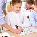 2 x JoyCat Small White Board 2 Pack, 9"X12" Double-Sided Mini Dry Erase Lap Board, Portable Classroom Set for Students & Teachers, School Supplies