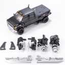 Deformation Toys,Deformation 2 in 1 Robot Toy, 6.7-Inch Action Figure Car Model Truck Weapon Expert with Accessories Gift for Kids Boys