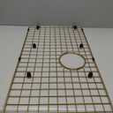 Kitchen Sink Grid, 26" x 14" Gold Kitchen Sink Protectors
Sink Protectors for Kitchen Sink, Sink Rack for Bottom of Sink, Stainless Steel Sink Grids 26" x 14" With Rear Drain