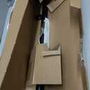Cambria Designer Satin Black Fixed Length Luxury Curtain Rod - 4.5 ft