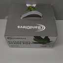 BandDlevs Floating Pots for Plants - Levitating Pot - Levitating Planter for Bonsai, Succulents, Air Plants - Floating Magnetic Display for Home Office Desks - Magnetic Levitation Plant Holder (White)