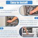 W11196317 Dishwasher Door Seal Fits Whirlpool Kenmore kitchenaid Maytag - Dishwashers Door Gasket Replaces W10112096 W11190760 8193709 9742612