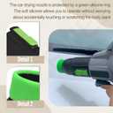 Car Drying Nozzle for EGO Power+ Leaf Blowers 530 575 580 615 650 765, Contain 1 Blower Wall Mount & 2 Mounts Battery Holders & Install Screw & Green Soft Silicone Band - 8 Inch