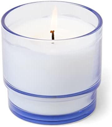 Paddywax Candles Al Fresco Collection, Naturally Scented Candle, 7 Ounces, Blue, Rosemary + Sea Salt