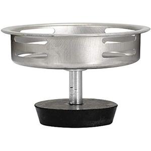 2 x EZ-FLO Rubber Flat Bottom Replacement Basket, 3-1/2 Inch Diameter, Stainless Steel, 30058
