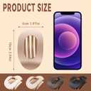 3 x 8 Piece French Flat Hair Clips for Women  Matte No-Slip duckbill Claw Barrettes for Thick & Thin Hair, Side Slide Volume Clips for Girls (Style 2)