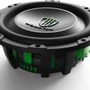DS-10 D2 Shallow Mount Car Subwoofer 10'' 1200W Max Power Dual 2 Ohm High Performance Subwoofer, Black, MB-DS102 (10'' Dual 2 Ohm)