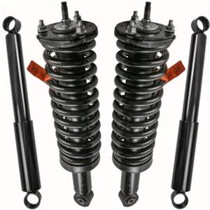 MOSTPLUS Front Rear Complete Strut Spring Assemblies Shock Absorbers 171352L 171352R 344428 Compatible for 1998-2004 Toyota Tacoma (Set of 4) Missing strut springs