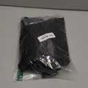 Stretch Slacks for Women - Wear to Work - Tummy Control Waistband - Bootcut Dress Pants with Pockets (Large, Midnight Black)