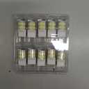 G8 Led Bulb, 20-25W Halogen Equivalent 3W T4 Bulb, Daylight White 6000K, 120V Puck Light Bulbs for Under Cabinet Light, Under Counter Kitchen Lighting,5-Pack