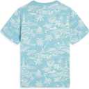 Scotch & Soda Boys' Short Sleeve Graphic T-Shirt, Crewneck (Blue, S)