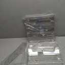 2 Pack Upgraded 5 Tier Acrylic Card Display Stand, Clear Display for Greeting Cards, Sports Cards, Postcards, Stickers & Brochures, Easy Snap-On, Increased Height & Thickness for Better Presentation