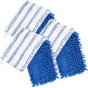 Mop Refill Heads Compatible with O Cedar Dual-Action Flip Mop,Microfiber Replacement Mop Heads for Dry/Wet Use,Washable& Reusable for All Floor Cleaning(3 Pack)