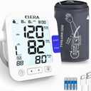 ELERA Large Screen Blood Pressure Monitor with Extra Large Cuff (13-21") for Big Arms - Automatic Upper Arm BP Machine for Home Use, Backlight LCD, HR Detection & Two User Mode