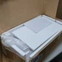 End Tables Living Room Set of 2,End White Table with Charging Station, Side Table, Nightstand for Bedroom, 3 Tier End Table with Storage Shelf for Living Room White