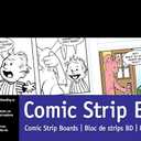 Canson Artist Series Comic and Manga Paper, Art Board, Foldover Pad, 5x17 inches, 14 Sheets (150lb/250g) - Artist Paper for Adults and Students - Colored Pencil, Marker, Ink, Pen