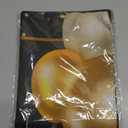 Black and Gold Ballons Table Runner 13x72Inch Linens Burlap Table Runner Spring Summer Table Decoration Boho Farmhouse Tablerunner for Kitchen Party Decor Tablecloth (One Size)