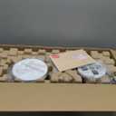 TALOYA 52 inch Ceiling Fans with Lights Remote Control, Modern Low Profile Ceiling Fan with Quiet Reversible DC Motor for Bedroom Living Room and Patio White