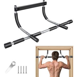 GYE Doorway Pull Up Bar for Home Gym, Adjustable Width, Heavy-Duty SteelMax Limit 440 lbs Upper Body Fitness Workout Bar with Foam GripsIndoor Portable Upper Body Workout Bar for Strength Training