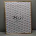 Fun Memories 24"x30" Picture Frame, Solid Oak Wood Frame for Wall