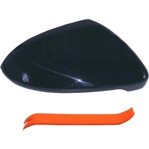 Right Passenger Side Mirror Cover Cap Compatible with VW Golf7 Golf 7 MK7 GTi Glossy Black
